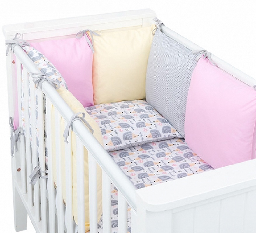 Modifikovateľná Minky sada do postieľky ježko 63