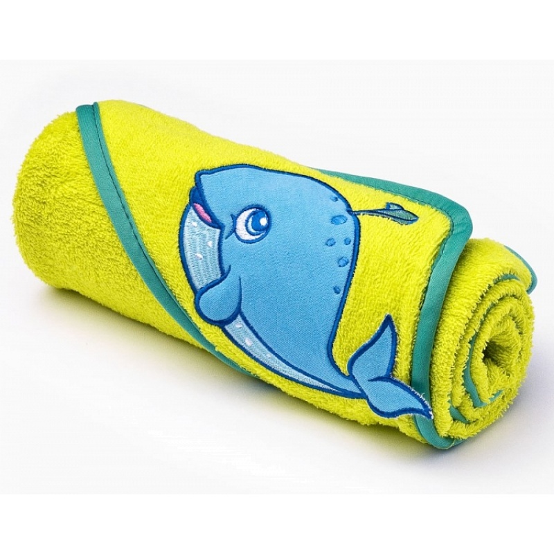 Frotte osuška veľryba s kapucňou 0m+