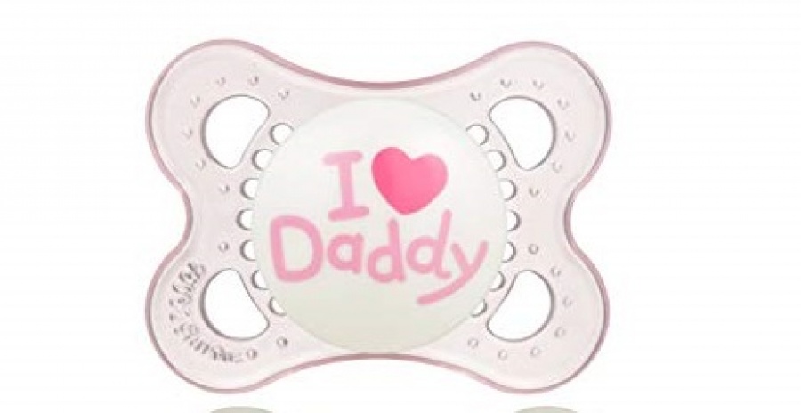 Cumlík ortodontický - symetrický tvar Love & Affection 2-6mes.