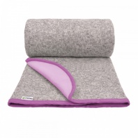 Pletená detská deka obojstranná jesenná 80x100, ružová