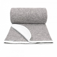 Pletená detská deka obojstranná jesenná 80x100, biela