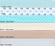 Bavlnená plachta s potlačou 120x60 cm