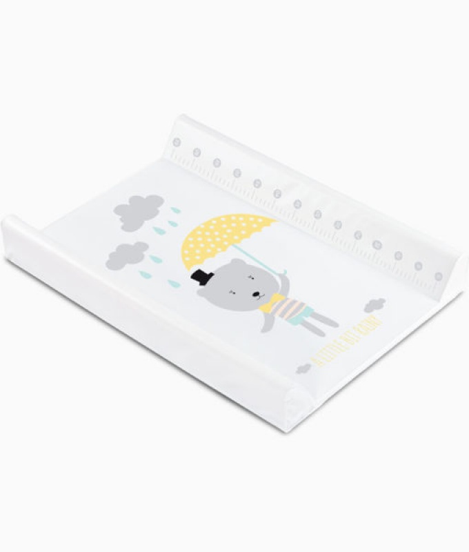 Mäkká prebaľovacia podložka s mierkou Miška s dáždnikom
