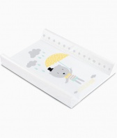 Mäkká prebaľovacia podložka s mierkou Miška s dáždnikom