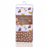 Plienkové flanelové osušky 2 ks opice