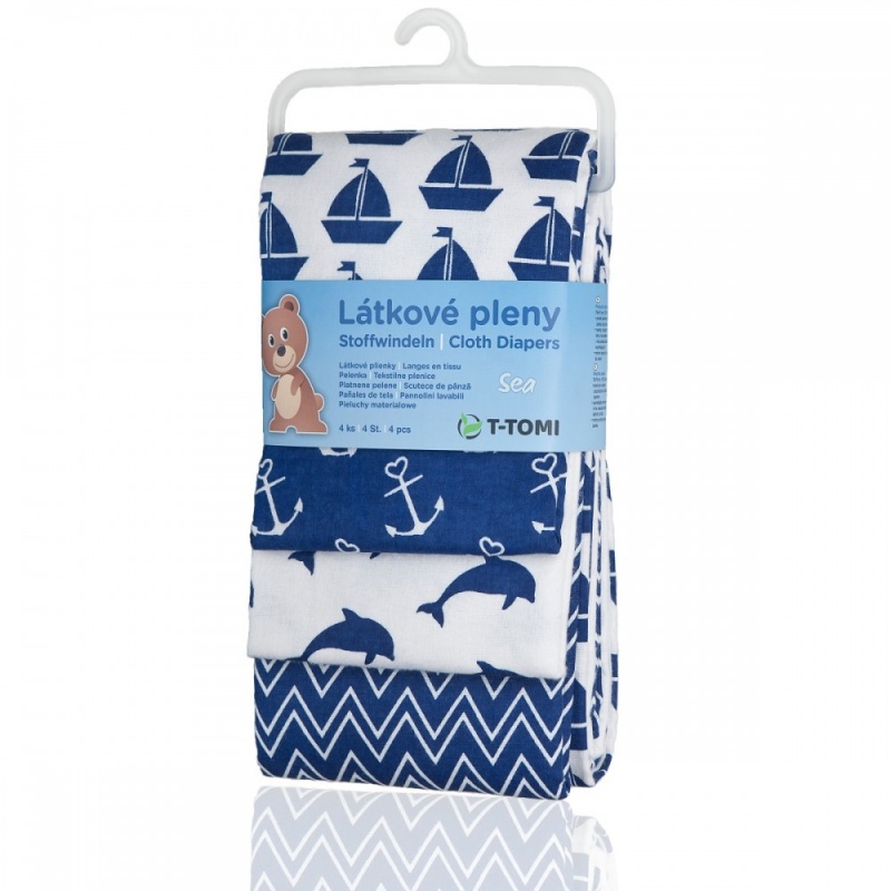 Bavlnené plienky s flanelovou úpravou More