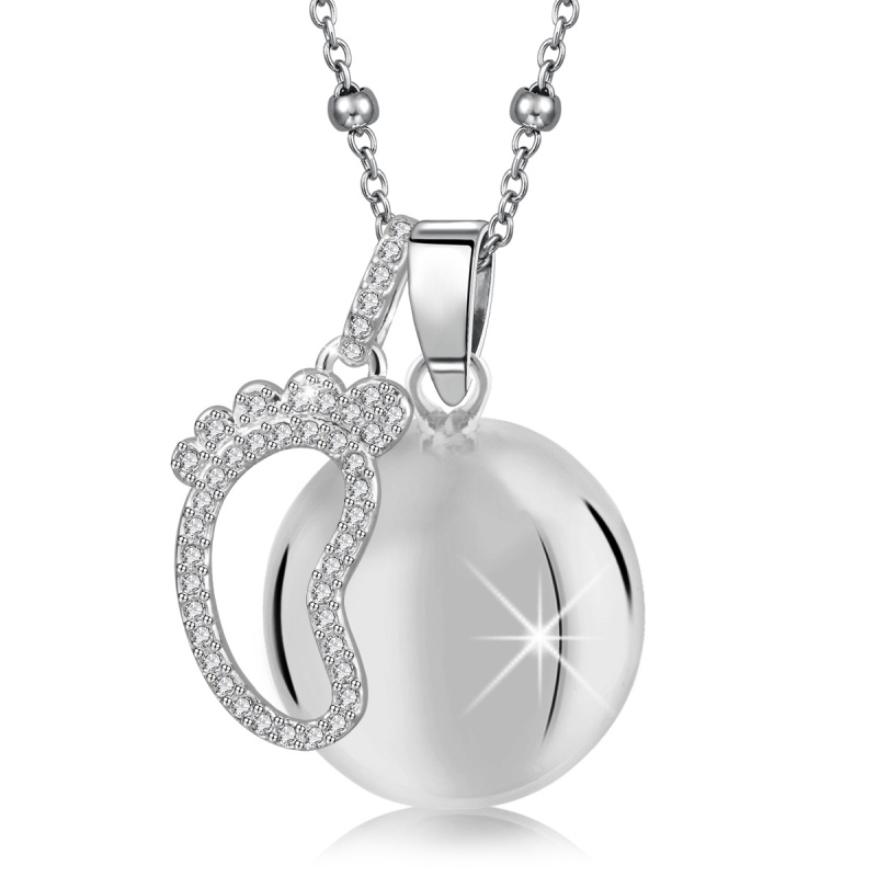 Anjelsky zvonček MAMIJUX® nôžky s bielymi krištálmi