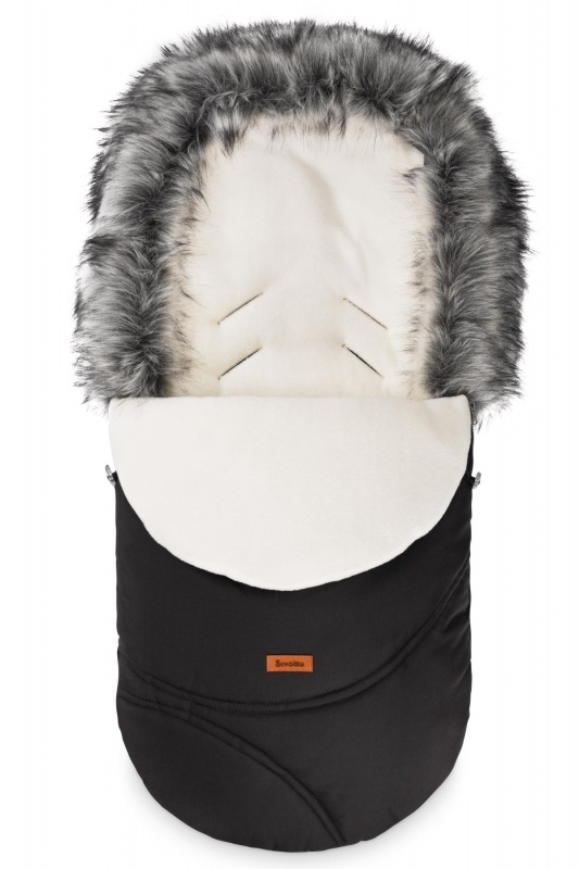 Flisový fusak black Eskimo 100x46 cm