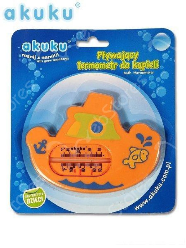 Plastový teplomer do vody plávajúci Loďka 