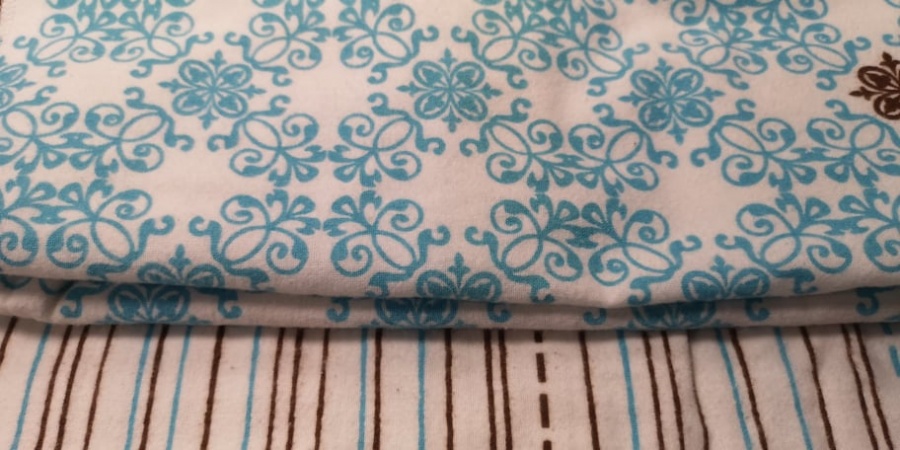 Flanelové plienky 3 ks abstraktný  vzor