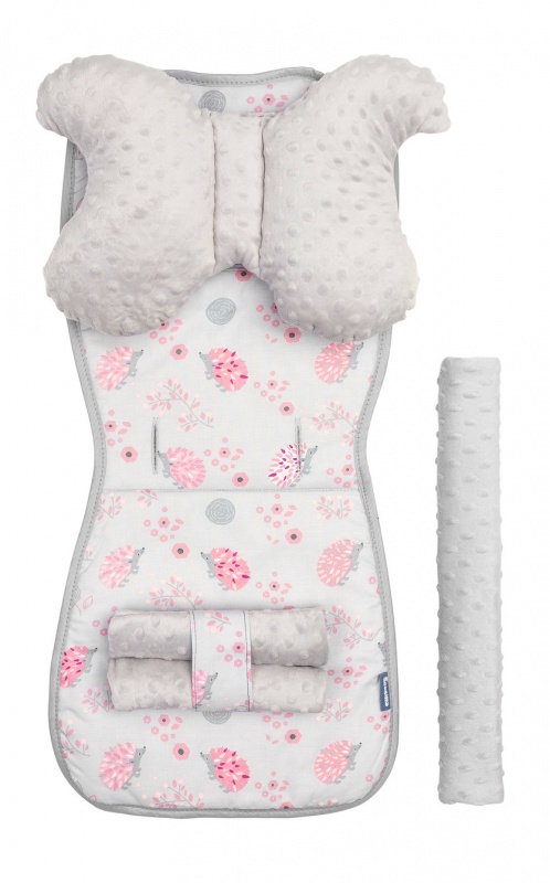 Univerzálna podložka do kočíka deluxe  ježko + doplnky