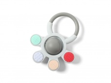 Silikónové hryzátko a hrkálka ORTHO od 0 m + - 100% silikón