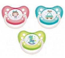 Latexový cumlík Toys anatomická savička zrezaná, svietiaci v noci