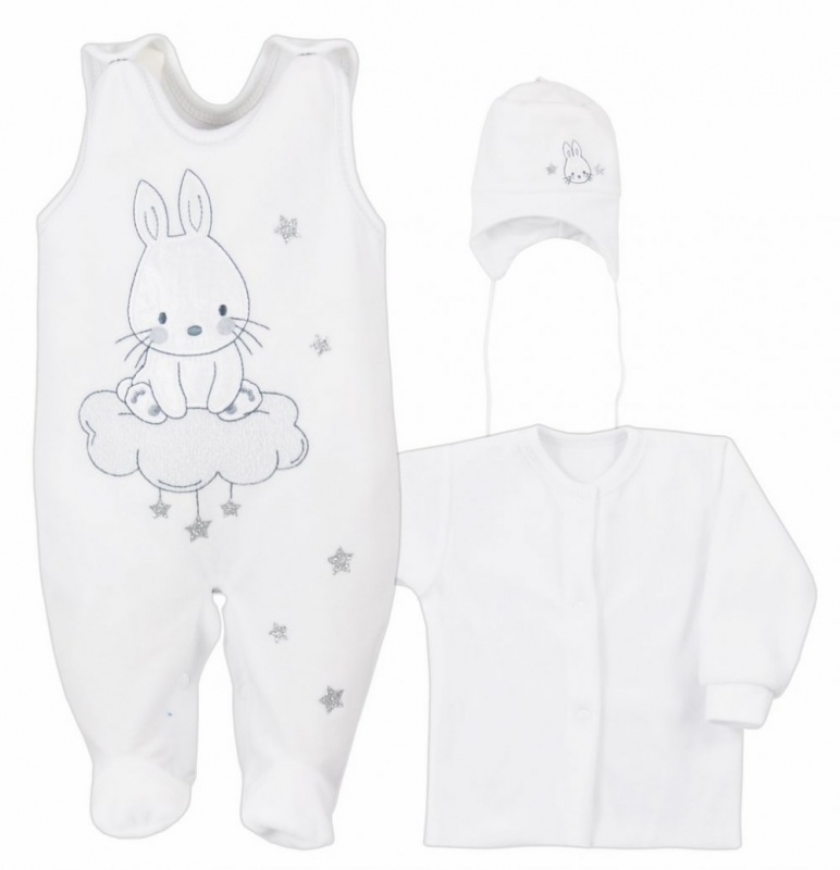 Dojčenský komplet zajačik 3 časti 68