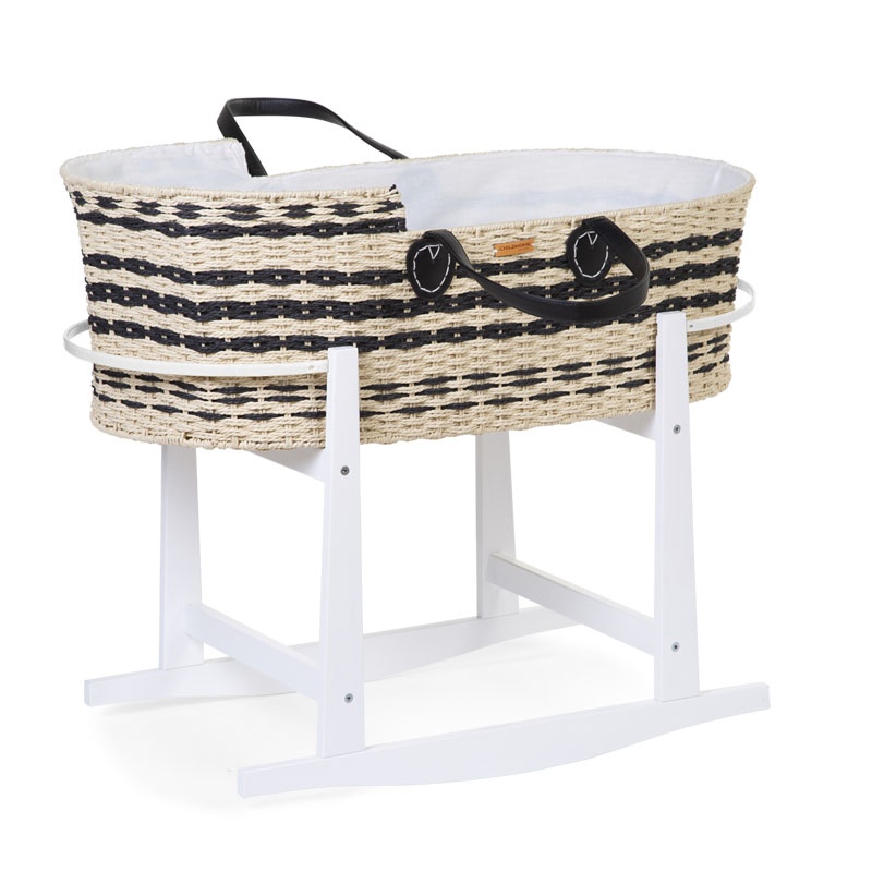 Childhome hojdací stojan na Mojžišov kôš biely