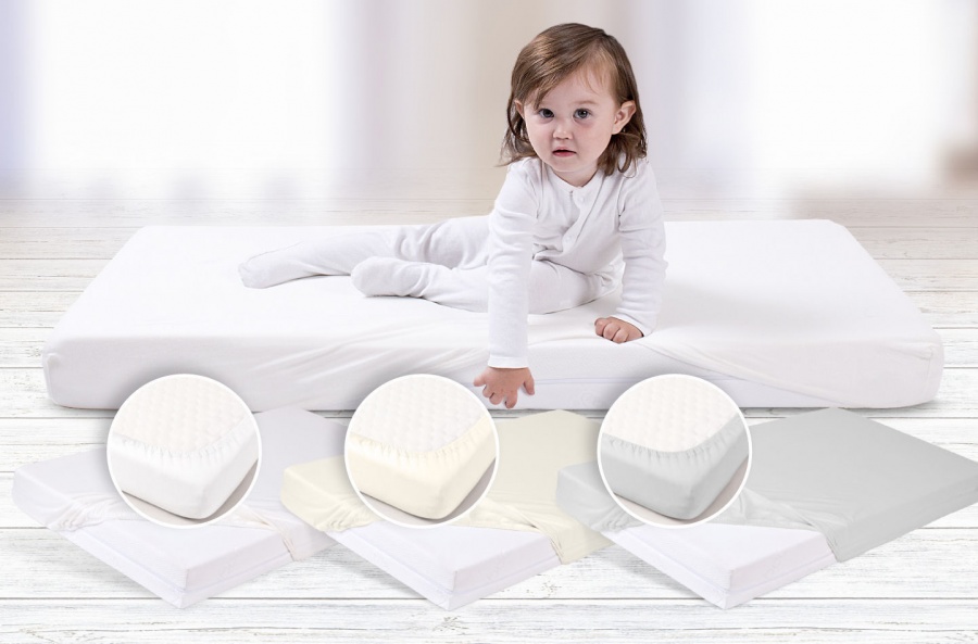 Jemné nepremokavé prestieradlo Bamboo s prímesou bambusu 120x60 cm