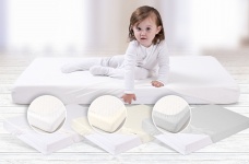 Jemné nepremokavé prestieradlo Bamboo s prímesou bambusu 120x60 cm