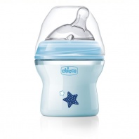 Chicco Kojenecká fľaša Natural feeling 150 ml 0+ blue