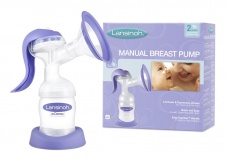 LANSINOH manuálna odsávačka mlieka + fľaša 160 ml 1+
