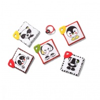 Zábavná kontrastná knižka BabyOno Dream Team C-More Collection