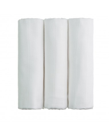 BIO BAMBUSOVÉ PLIENKY, WHITE 3 ks