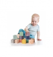 Mäkké senzorické hracie kocky 12 ks