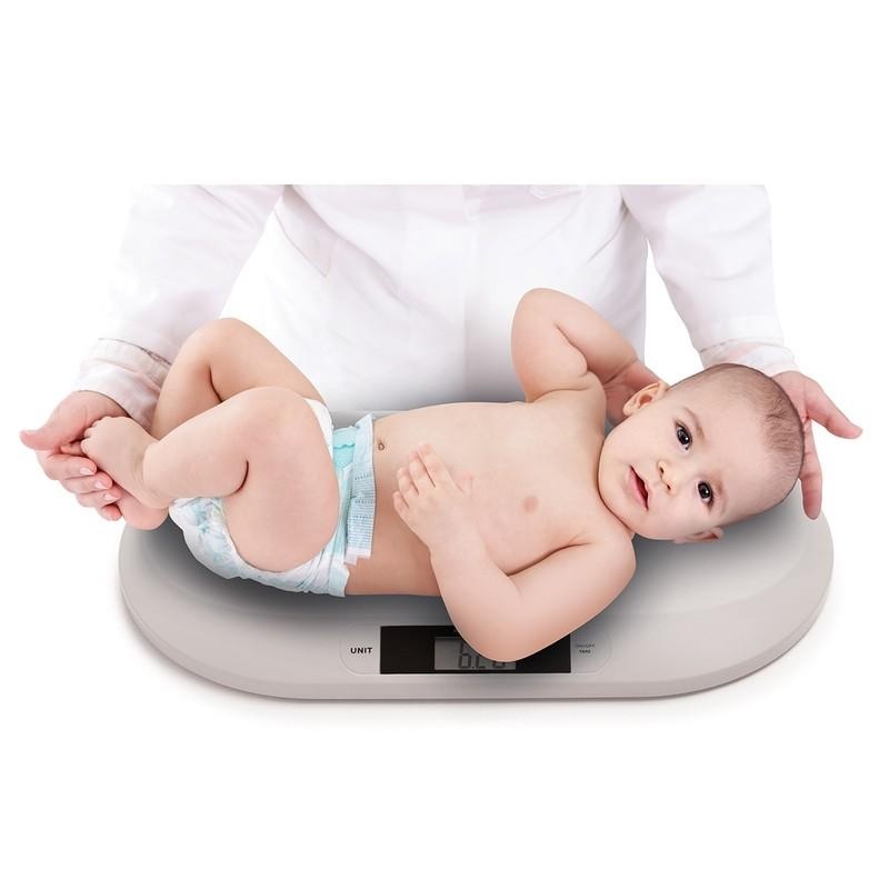 Váha elektronická pre deti do 20 kg šedá