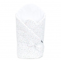 Spevnená zavinovačka so stuhou Premium Fŕkané bodky