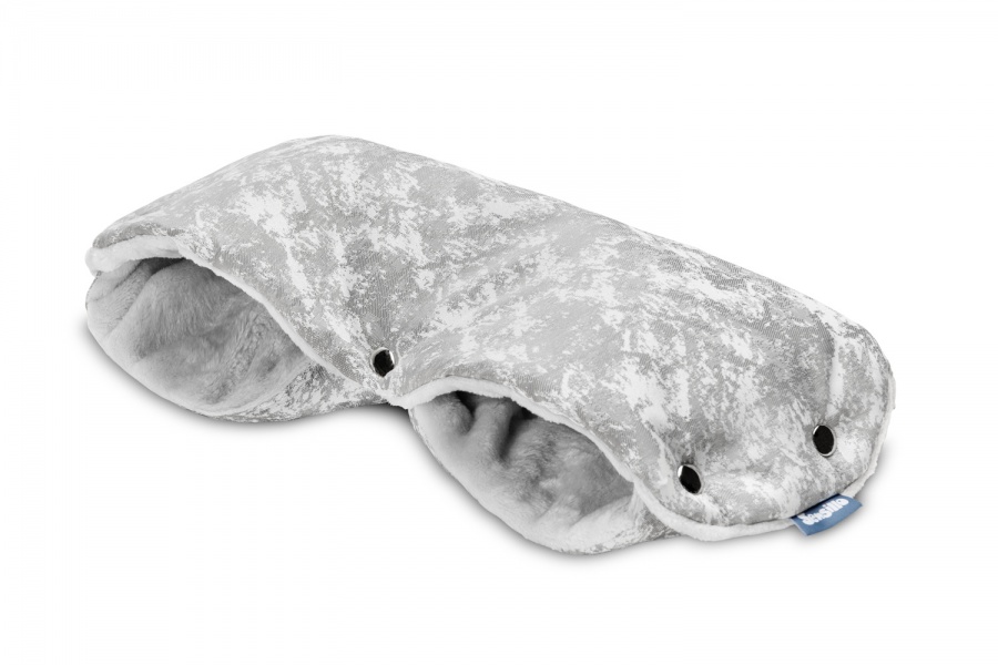 Rukávnik na kočík svetlosivý