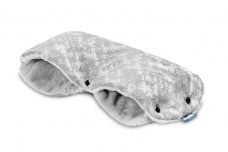 Rukávnik na kočík svetlosivý